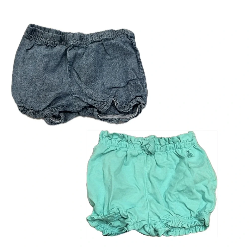 BABY GAP Onesies (3) & Bubble Shorts‎ (2) to mix & match, 6-12m